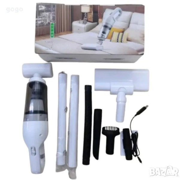 Преносима многофункционална ръчна прахосмукачка за дома и автомобила, снимка 1