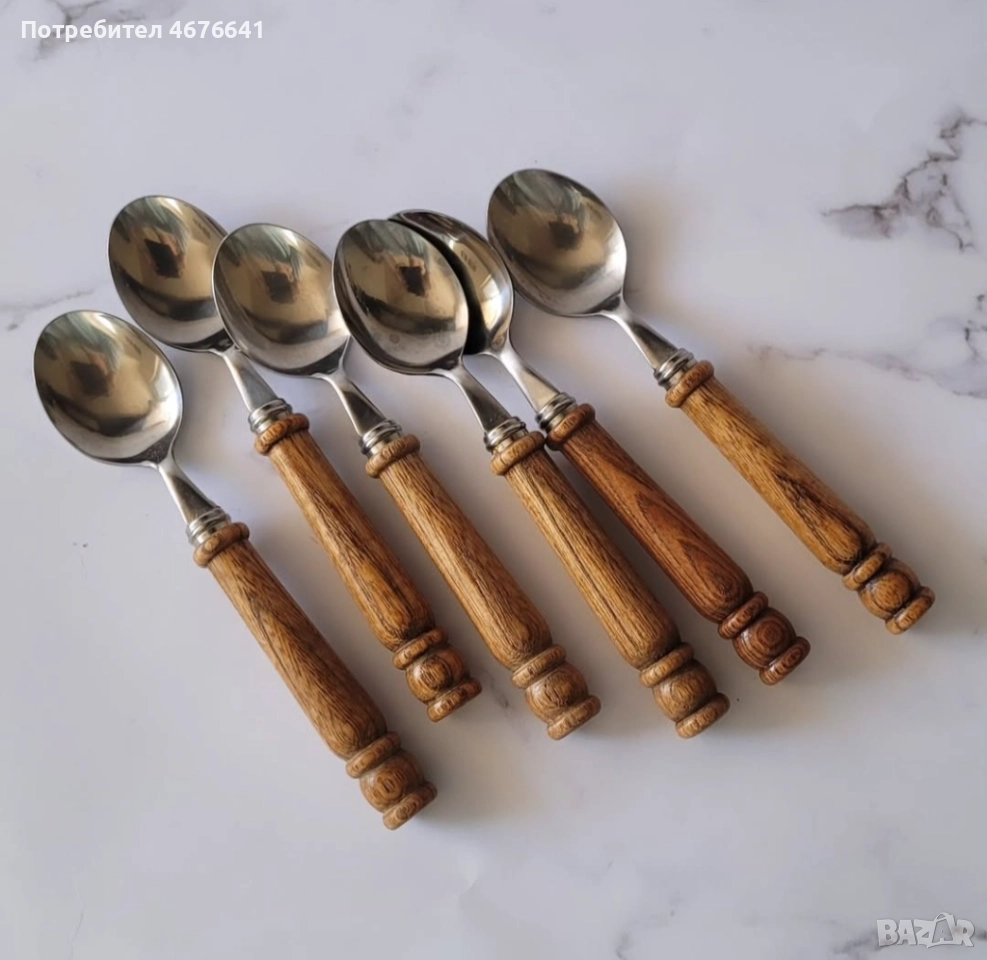 Винтидж чаени лъжички, снимка 1