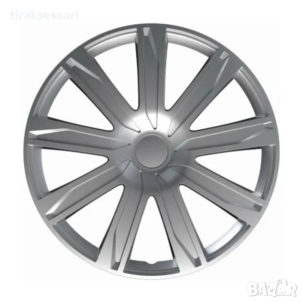  Комплект 4 броя Тасове за джанти 15'' Versaco REIZ силвър, снимка 1