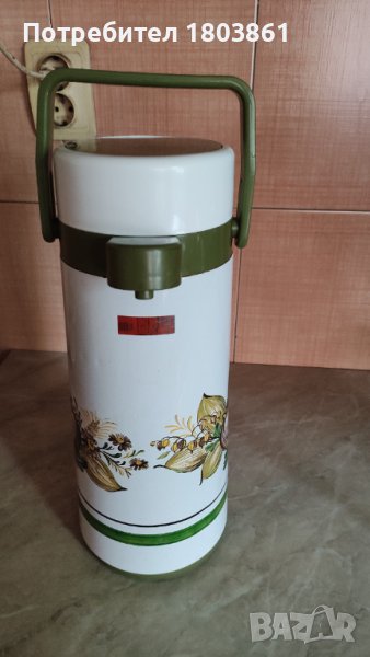 Вакуумен термос с помпа 1.9 литра made in Japan, снимка 1