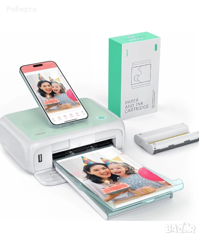 Мобилен фотопринтер Yoton, снимка 1