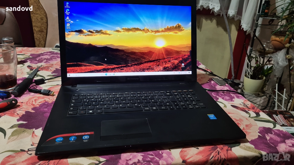 лаптоп LAPTOP LENOVO G70-70 17ин. цена140лв, снимка 1