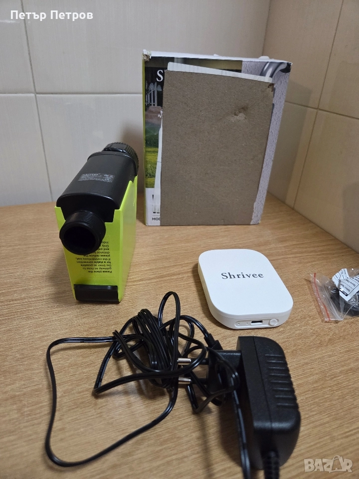 Интелигентен WiFi автоматичен таймер за напояване Shrivee, снимка 1