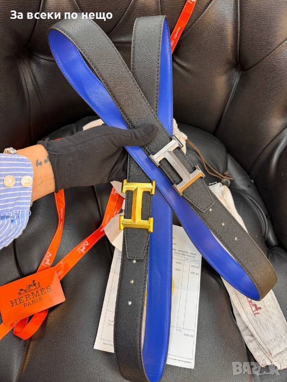 Hermes Колан Със Сертификат И Торбичка - Налични Различни Цветове Код SK180, снимка 1