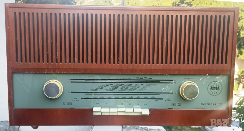 🎙️ Изключително рядко лампово радио „Фестивал 1968, снимка 1