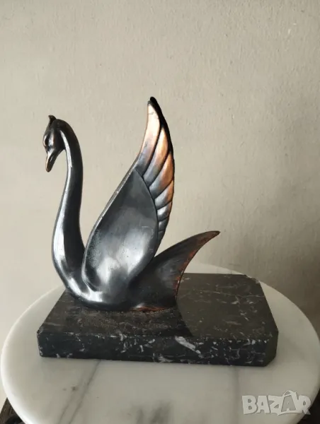 статуетка лебед, снимка 1
