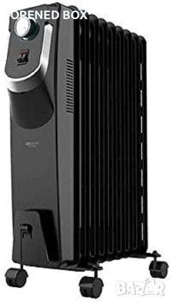 Електрически маслен радиатор Cecotec Ready Warm 5820 Space 360º черен. 9 модула, ниска консумация, 2, снимка 1