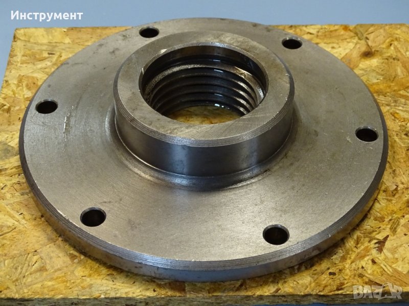 Преходен фланец ф200 за делителен апарат за фреза AVIA FOP FND-32, снимка 1