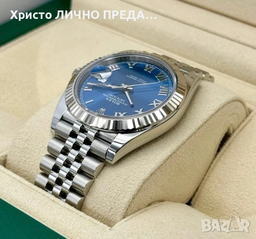 Rolex Datejust 41mm. White Gold Blue Roman Numeral Dial 126334-0026, снимка 5 - Мъжки - 52893669