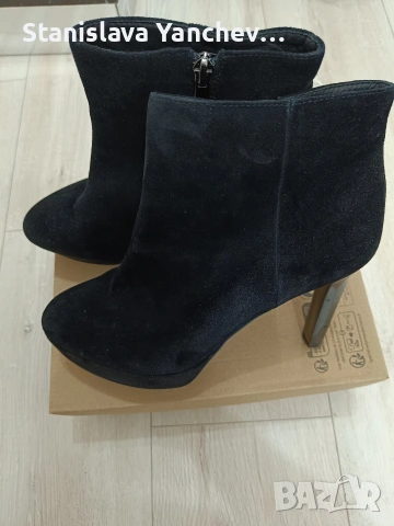 Официални боти на висок ток с платформа отпред  .На Fabiano са , снимка 5 - Дамски боти - 53579222