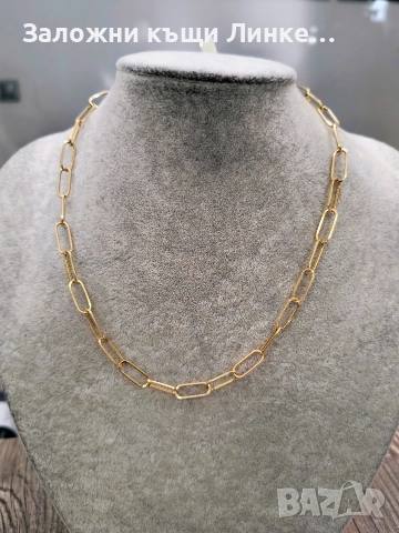 НОВО Златно Колие 4.55гр / 14К, снимка 3 - Колиета, медальони, синджири - 52825696