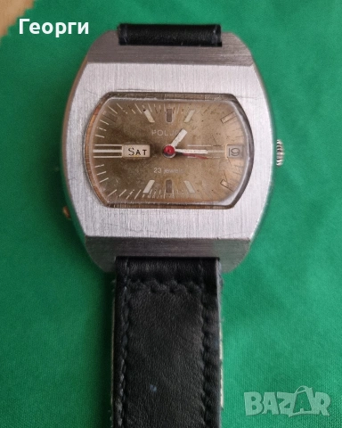 Мъжки ръчен часовник POLJOT с 23 камъка, автоматичен, работещ 3, снимка 2 - Мъжки - 53681826