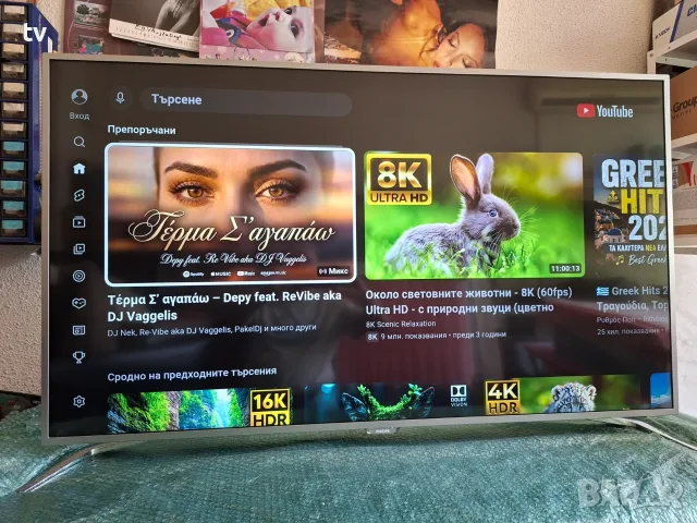 55 инча Philips Android Филипс Андроид 4K LED Smart HDR смарт лед ХДР Амбилайт - с нова подсветка!, снимка 4 - Телевизори - 55800796