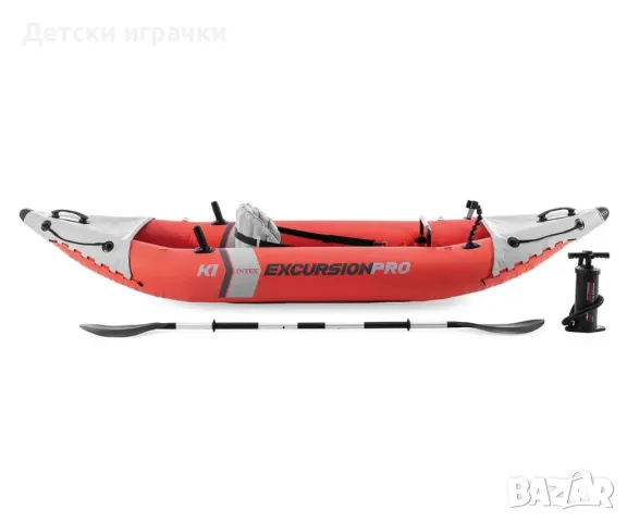 Надуваем каяк за екскурзии INTEX Excursion PRO K1 Kayak, снимка 8 - Водни спортове - 50027716