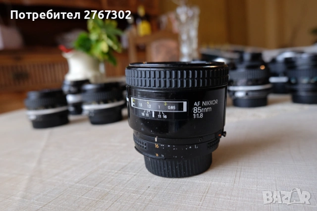 Nikon AF 85MM F1.8 Lens. Nikon, снимка 7 - Обективи и филтри - 53595928