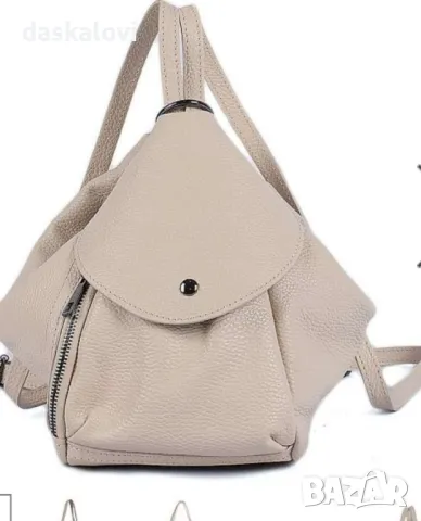 раница чанта 2/1 vera стил естествена кожа 