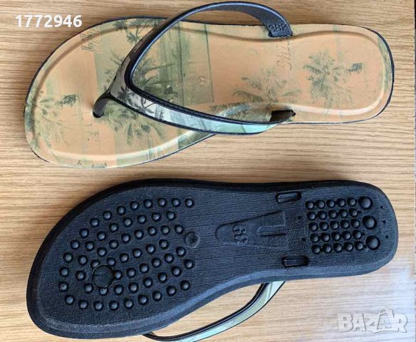 ПРОМО Чехли, сандали със стелки естествена кожа, почти нови, снимка 18 - Дамски ежедневни обувки - 41261515
