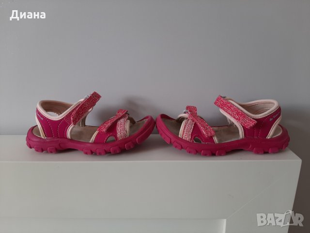 Цикламени сандали, стелка 18,5 см, снимка 3 - Детски сандали и чехли - 34564264