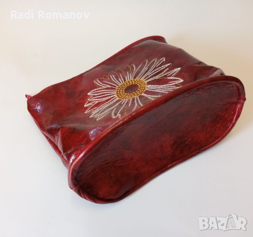 Дамски тоалетна чанта, несесер, кожена чанта, ежедневна дамска чанта , снимка 5 - Чанти - 41504378