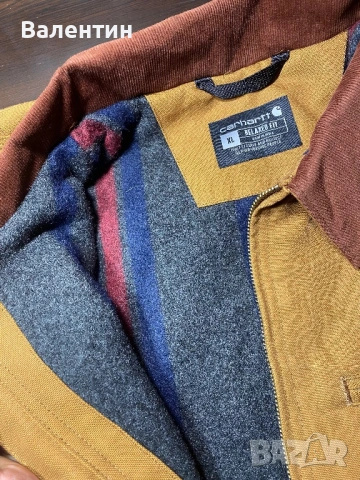 Мъжко яке Vintage Carhartt Detroit XL, снимка 8 - Якета - 53368941