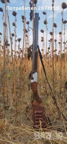 Италианска ловна пушка Берета S55 Patent 12 кал. КАПАРИРАНА!! , снимка 4 - Ловно оръжие - 41954374