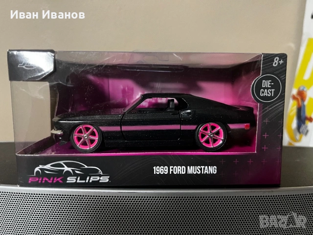 Количка Pink Slips 1969 Ford Mustang Die-cast