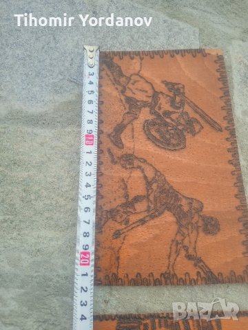 Пирографирана картина -2 броя., снимка 7 - Антикварни и старинни предмети - 44351942