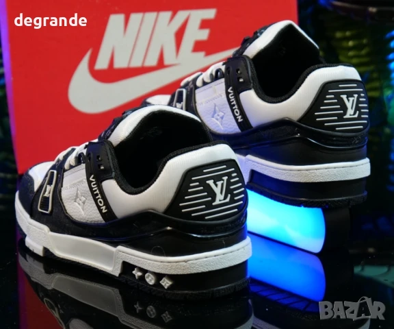 Louis Vuitton – Бяло и черно, снимка 3 - Маратонки - 51329854