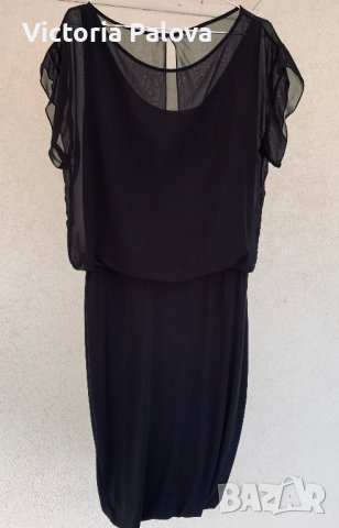 WEEKEND MAXMARA черна рокля, снимка 5 - Рокли - 41754190