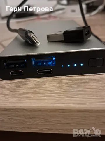 Promotional Power Banks POWERFLAT 8 C - 10000 MAH POWER BANK, снимка 2 - Външни батерии - 56121735