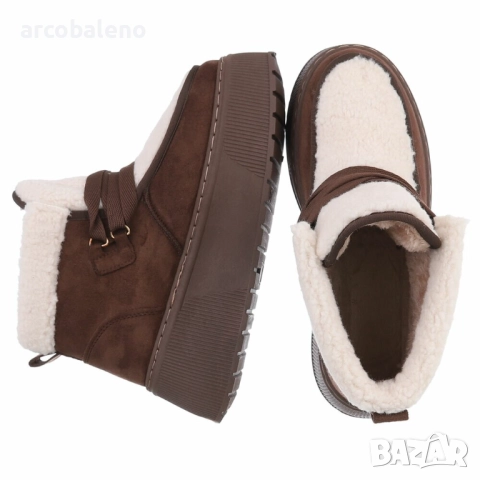 Дамски зимни боти до глезена, 3цвята , снимка 15 - Дамски боти - 52222704