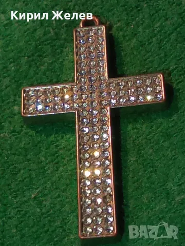 СТИЛЕН ПОСРЕБРЕН КРИСТАЛЕН ФЕШЪН АРТ МЕДЕН НАГРЪДЕН КРЪСТ 44739, снимка 13 - Колиета, медальони, синджири - 47111731