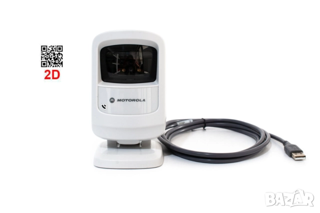 2D/QR Настолен Баркод скенер за магазин/аптека Motorola DS9208, снимка 3 - Принтери, копири, скенери - 52269657