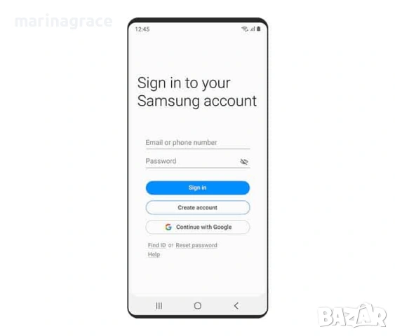 Премахване на Samsung акаунт