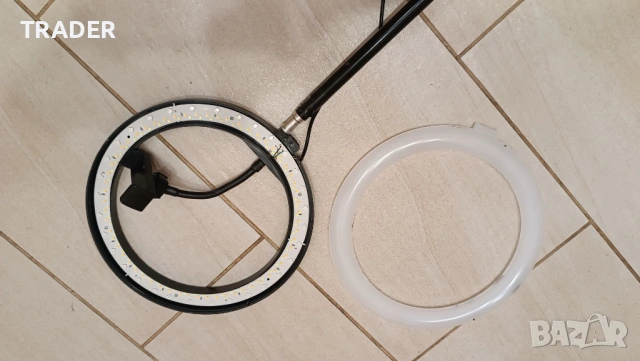 LED ринг лампа осветление за снимане със стойка Ring Light трипод, снимка 11 - Селфи стикове, аксесоари - 40796327