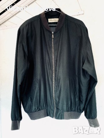Модерно яке  бомбър коприна,тъмнозелен, снимка 6 - Якета - 40314980