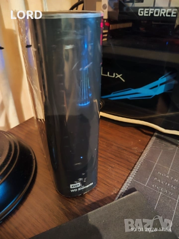 Твърд диск 4TB WD Elements (WDBWLG0040HBK), черен, външен, USB 3.2 Gen 1