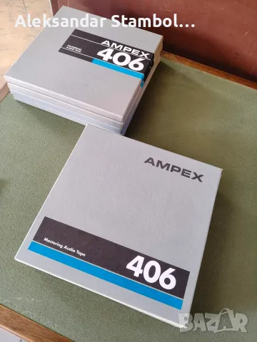 Алуминиеви шпули с кутии Ampex 26см., снимка 2 - Други - 56323732