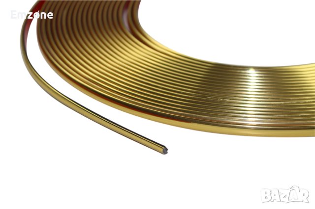 Декоративна лайсна автомобил универсална самозалепваща лента 10м х 4мм Златна, снимка 2 - Аксесоари и консумативи - 39269003