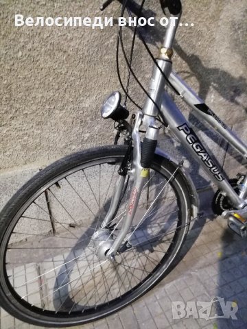 Алуминиев велосипед pegasus 28 цола 24 скорост shimano deore XT палцови команди shimano , снимка 3 - Велосипеди - 42521436