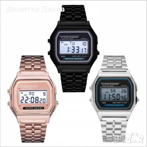 Дамски ръчен електронен часовник с LED дисплей WW24