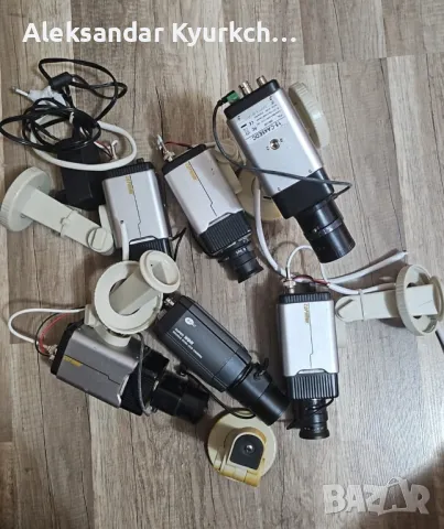 6 броя видеокамери за видеонаблюдение