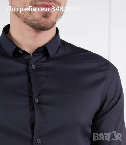 Мъжка риза Armani Exchange, снимка 10 - Ризи - 55925875