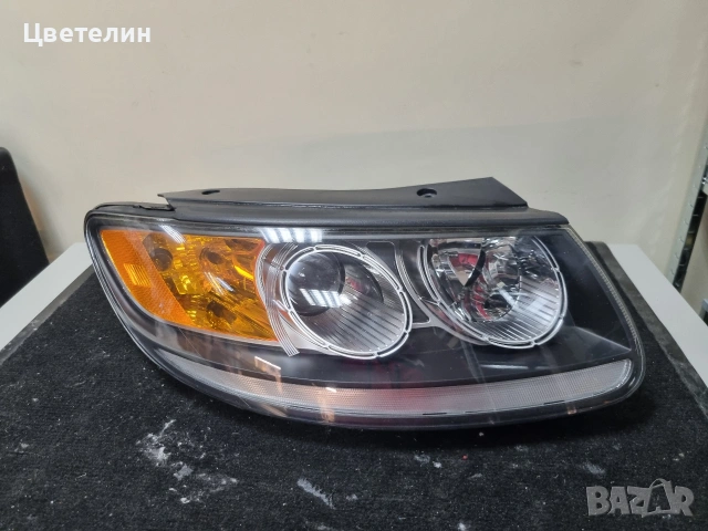 Десен фар за Хюндай Санта фе с оранжев мигач