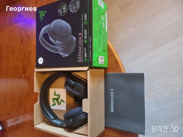 Геймърски слушалки Razer Barracuda X 2021 в перфектно състояние., снимка 4 - Слушалки и портативни колонки - 53406707