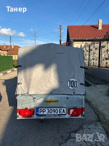 Продавам ремарке до 750 кг – почти ново, внесено от Германия, снимка 4 - Ремаркета - 52647622