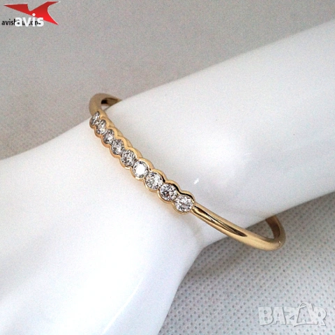 Гривна с 14К златно покритие 234862, снимка 4 - Гривни - 53778143