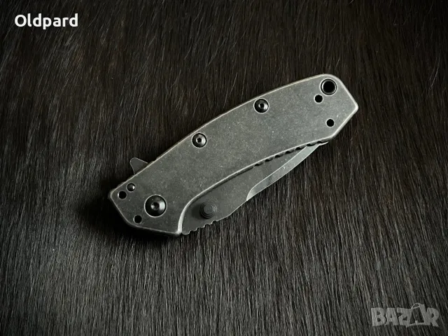 Мощен джобен сгъваем нож Kershaw Cryo Tanto Hinderer Framelock (155TBW), снимка 3 - Ножове - 48708463