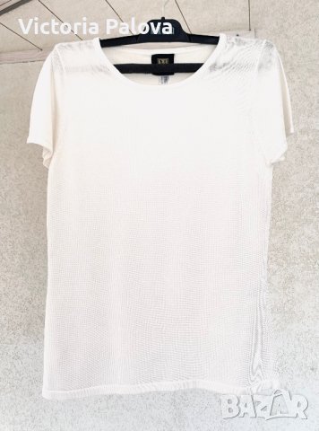 Блуза-тениска MADELEINE вискоза и памук, снимка 3 - Корсети, бюстиета, топове - 41352240
