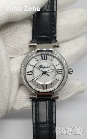 Chopard Happy Sport 36mm Steel MOP Dial Diamonds Дамски Различни Варианти, снимка 4 - Дамски - 47990930